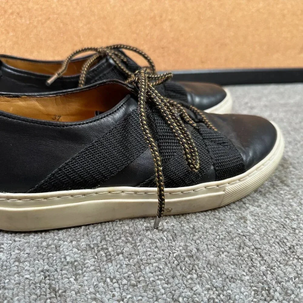 By Marlene Birget Black Leather Sneakers in Womens EU 37 / US 6.5